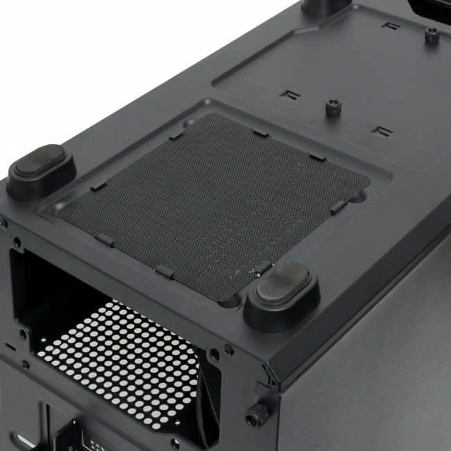 Корпус без блока питания HSPD M331-TGBK — для бизнеса и офиса Корпус без блока питания HSPD M331-TGBK — для бизнеса и офиса