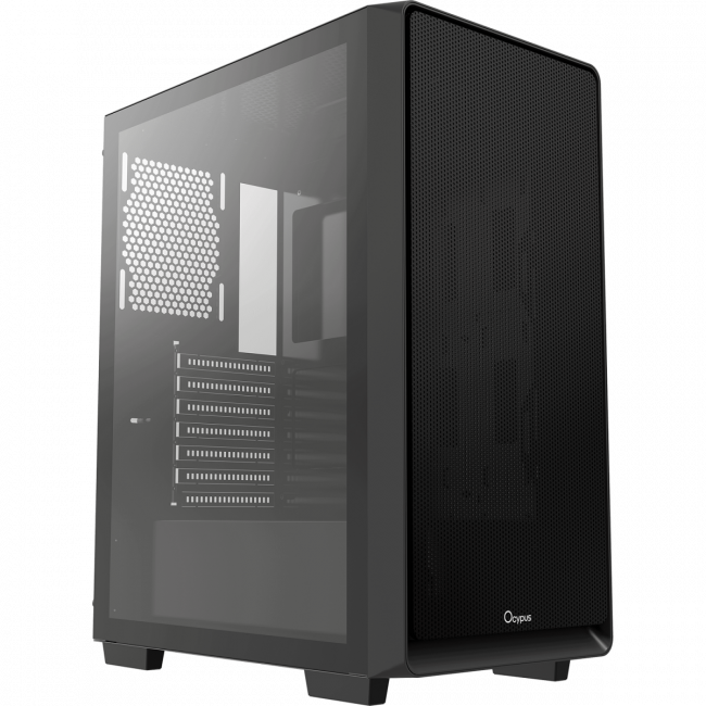 Корпус ПК без блока питания Ocypus Gamma-C60-BKG000XX-GL — для бизнеса и офиса