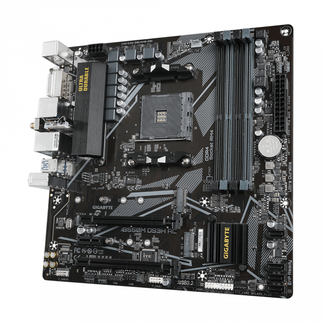 Материнская плата Gigabyte B550M DS3H AC