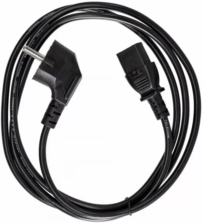 Кабель комп - розетка 220V EU (угловой)<VDE> 3GX0,75mm2, 1,8m, медь, Telecom <TY021-CU0.75-1.8M> VCOM TY021-CU0.75-1.8M — для бизнеса и офиса Кабель комп - розетка 220V EU (угловой)<VDE> 3GX0,75mm2, 1,8m, медь, Telecom <TY021-CU0.75-1.8M> VCOM TY021-CU0.75-1.8M — для бизнеса и офиса