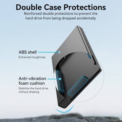 Внешний корпус Vention для HDD/SSD 2.5" (USB 3.0 Mirco-B) Черный Vention KPAB0 — для бизнеса и офиса Внешний корпус Vention для HDD/SSD 2.5" (USB 3.0 Mirco-B) Черный Vention KPAB0 — для бизнеса и офиса