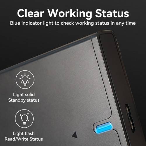 Внешний корпус Vention для HDD/SSD 2.5" (USB 3.0 Mirco-B) Черный Vention KPAB0 — для бизнеса и офиса Внешний корпус Vention для HDD/SSD 2.5" (USB 3.0 Mirco-B) Черный Vention KPAB0 — для бизнеса и офиса