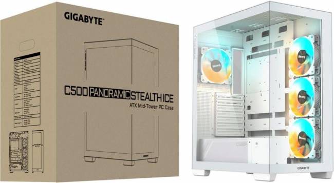 Корпус Gigabyte 28300-C500W-1CKR — для бизнеса и офиса