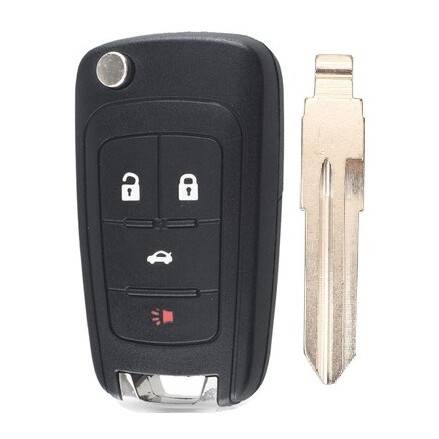 Корпус выкидного ключа CHEVROLET 3+1 кнопка OP-SP HU46, с лого (круг) — для бизнеса и офиса Корпус выкидного ключа CHEVROLET 3+1 кнопка OP-SP HU46, с лого (круг) — для бизнеса и офиса