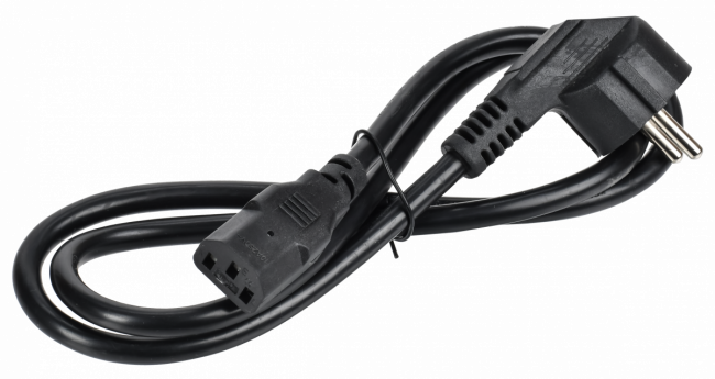 Кабель электропитания 3х1,5 1М с разъёмами С13-DIN49441 (нем. станд.) ITK PC-C13D-1M — для бизнеса и офиса