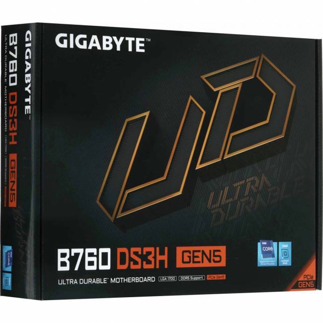 Материнская плата Gigabyte B760 DS3H GEN5 — для бизнеса и офиса