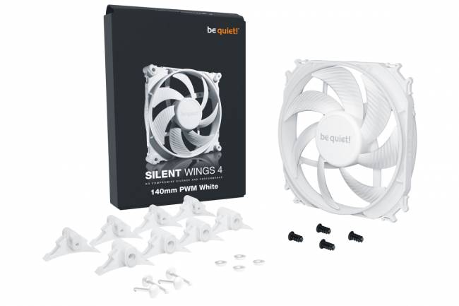 Кулер для корпуса be quiet! SILENT WINGS 4 140mm PWM White — для бизнеса и офиса