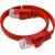 GCR Патч-корд PROF плоский прямой 2.0m, UTP медь кат.6, красный, 30 AWG, ethernet high speed 10 Гбит/с, RJ45, T568B, GCR-52859 Greenconnect GCR-52859