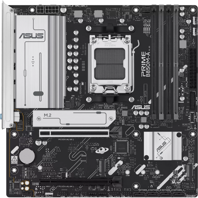 Материнская плата ASUS PRIME B850M-A-CSM (90MB1LQ0-M0EAYC) — для бизнеса и офиса Материнская плата ASUS PRIME B850M-A-CSM (90MB1LQ0-M0EAYC) — для бизнеса и офиса