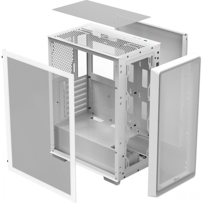 Корпус ПК без блока питания Ocypus Gamma-C60-WHG000XX-GL — для бизнеса и офиса
