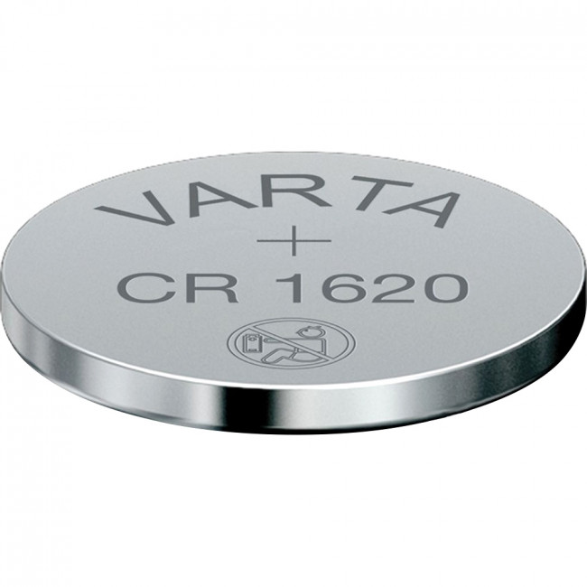 Батарейка Varta ELECTRONICS CR1620 BL1 Lithium 3V (6620) (1/10/100) (1 шт.) Varta PRIMARY LITHIUM CR1620 (06620101401) — для бизнеса и офиса