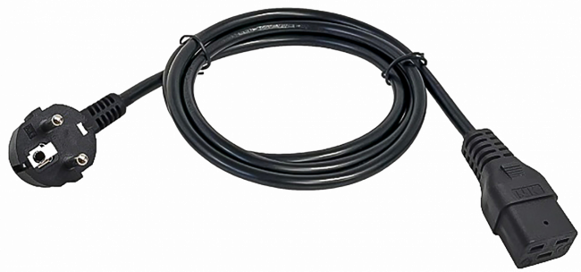 ITK Кабель электропитания PDU 3х1,5 2М C19-Schuko ITK PC-C19D-2M — для бизнеса и офиса ITK Кабель электропитания PDU 3х1,5 2М C19-Schuko ITK PC-C19D-2M — для бизнеса и офиса