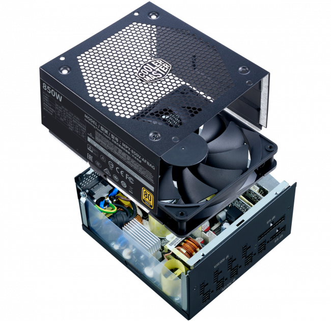 Блок питания 850 Ватт Cooler Master Gold V850 V2 — для бизнеса и офиса Блок питания 850 Ватт Cooler Master Gold V850 V2 — для бизнеса и офиса
