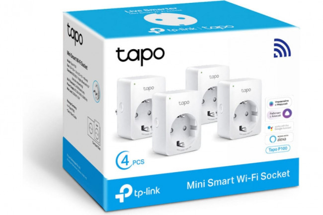 Умная розетка TP-Link Tapo P110(4-pack) — для бизнеса и офиса