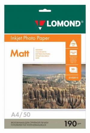 Фотобумага Lomond 0102015