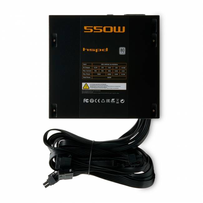 Блок питания HSPD HST-550WN-BK — для бизнеса и офиса Блок питания HSPD HST-550WN-BK — для бизнеса и офиса