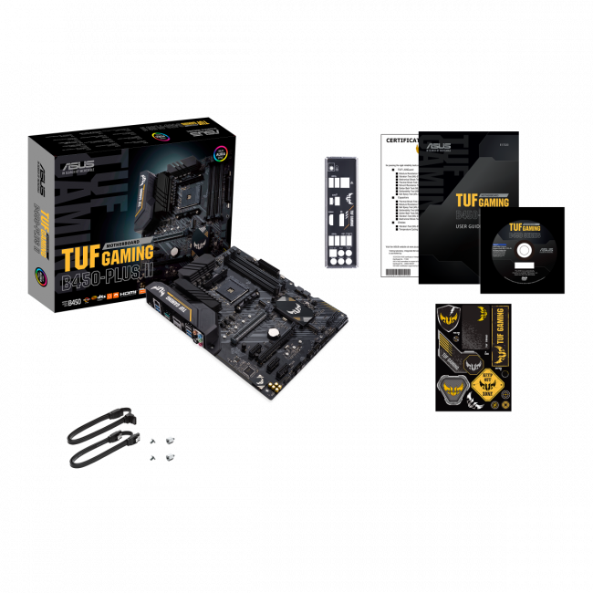 Материнская плата ASUS TUF GAMING B450-PLUS II — для бизнеса и офиса