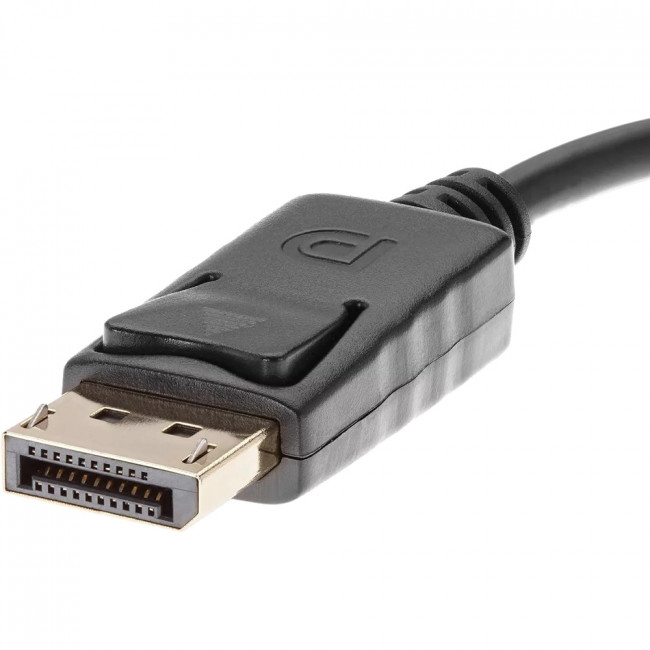 Кабель-переходник DisplayPort(M) ---> HDMI(F)+VGA(F)4K@30Hz VCOM Allum shell<CG640M-0.15> Кабель-переходник VCOM DisplayPort M/HDMI F/VGA F (CG640M-0.15)