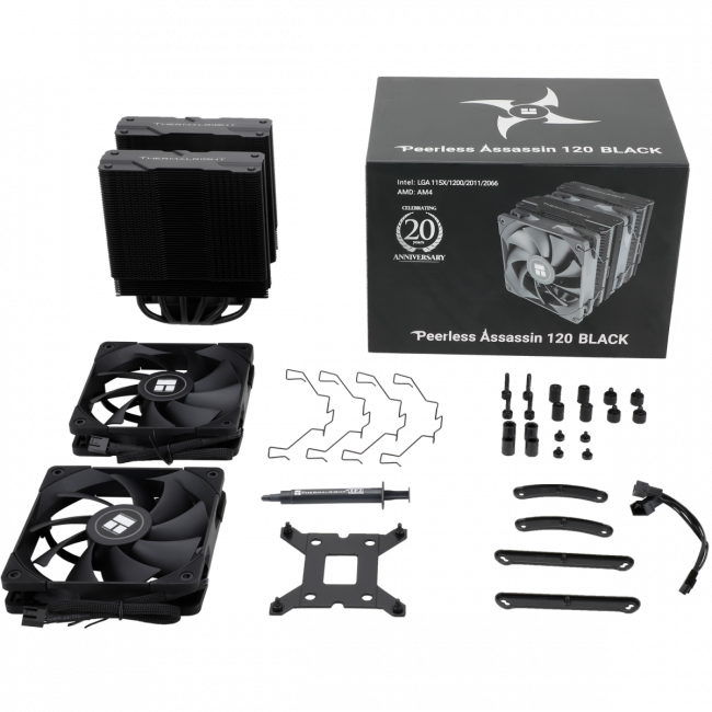 Кулер для процессора Thermalright Peerless Assassin 120 Black — для бизнеса и офиса Кулер для процессора Thermalright Peerless Assassin 120 Black — для бизнеса и офиса
