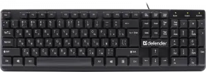 Defender Проводная клавиатура Symbol HB-559 RU,черный,104 кн,1.5м Defender Symbol HB-559 RU