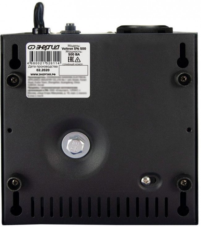 Стабилизатор  VOLTRON -  500  ЭНЕРГИЯ Voltron (5%) Стабилизатор Энергия VOLTRON 500