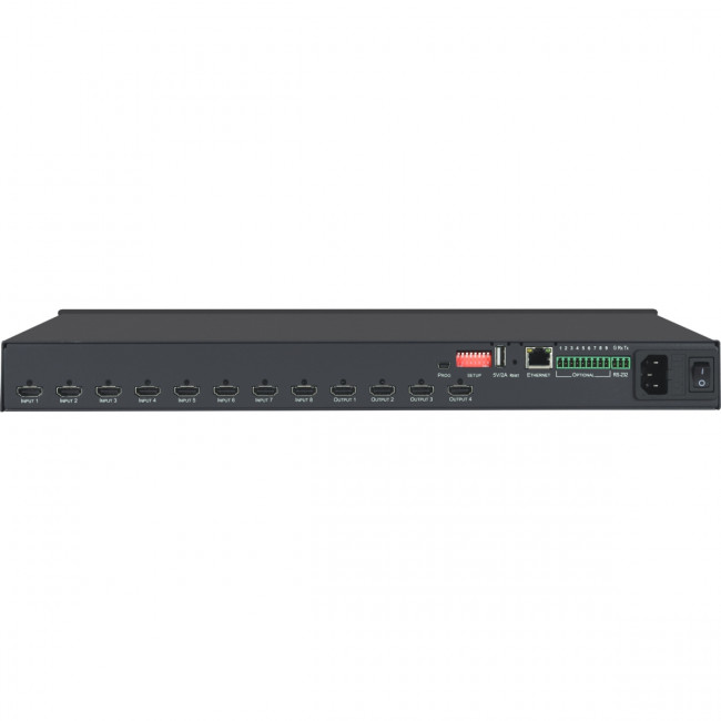 Матричный коммутатор 8х4 HDMI с независимой коммутацией эмбедированного звука; поддержка 4K60 4:4:4 Kramer VS-84H2