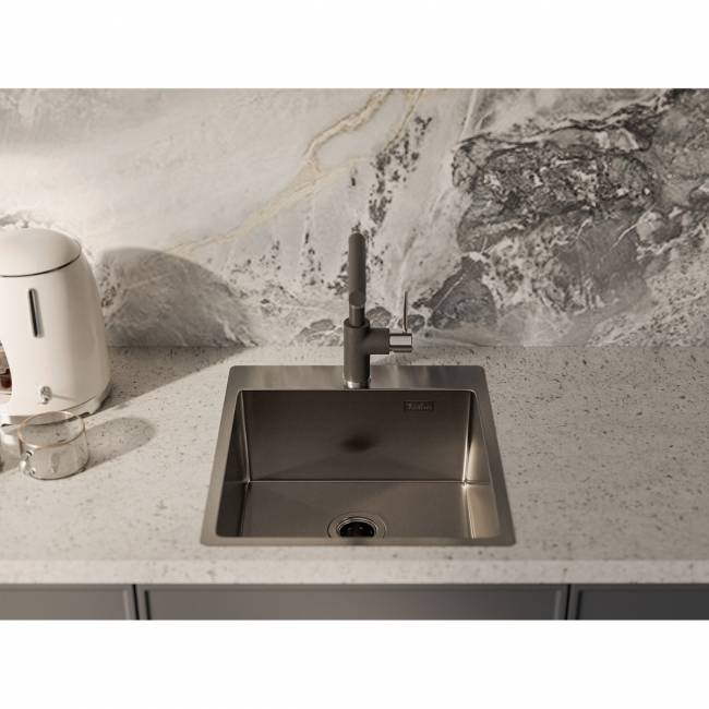 Кухонная мойка RIVELATO Rivelato Rinox 4450 PVD black — для бизнеса и офиса Кухонная мойка RIVELATO Rivelato Rinox 4450 PVD black — для бизнеса и офиса