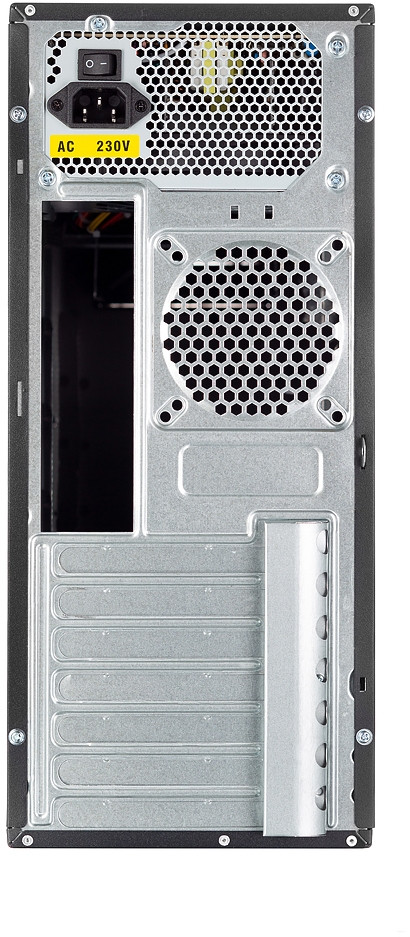 Корпус c блоком питания 450 Ватт Foxline FL-302-FZ450