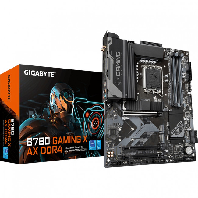 Материнская плата GigaByte B760 GAMING X AX DDR4 — для бизнеса и офиса Материнская плата GigaByte B760 GAMING X AX DDR4 — для бизнеса и офиса