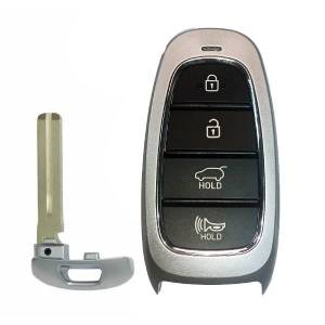 Корпус смарт ключa HYUNDAI Sonata 4 кнопки (без лого) + вставка TOY48