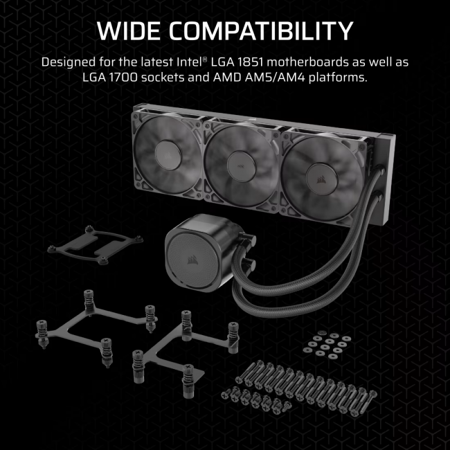 Система жидкостного охлаждения Corsair CW-9060089-WW — для бизнеса и офиса Система жидкостного охлаждения Corsair CW-9060089-WW — для бизнеса и офиса