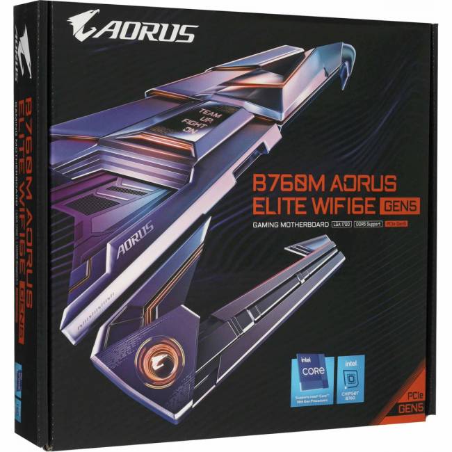 Материнская плата Gigabyte B760M A E WF6E GEN5 — для бизнеса и офиса Материнская плата Gigabyte B760M A E WF6E GEN5 — для бизнеса и офиса