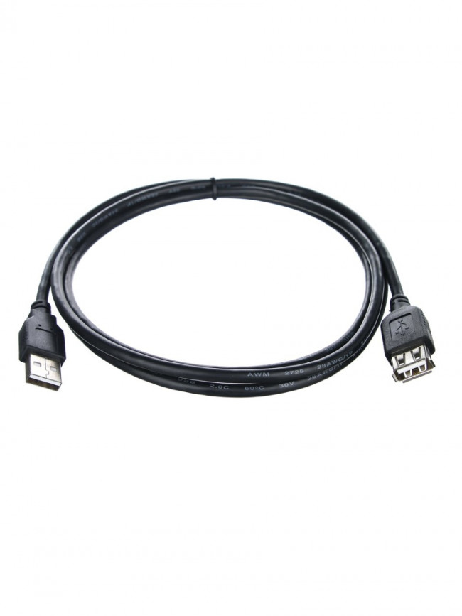 Кабель удлинительный TELECOM USB2.0 <Am-->Af> 1,5 м черный <TUS6990-1.5M> Telecom USB 2.0 Type-AM - USB 2.0 Type-AF 1.5м