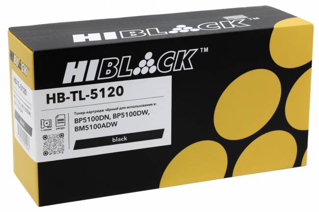 Тонер-картридж Hi-Black (HB-TL-5120) для Pantum BP5100DN/BP5100DW/BM5100ADW, 3K — для бизнеса и офиса