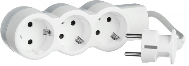 Удлинитель 3X2К+З 1,5 м. Legrand Стандарт (1.5 м, 3 розетки) — для бизнеса и офиса