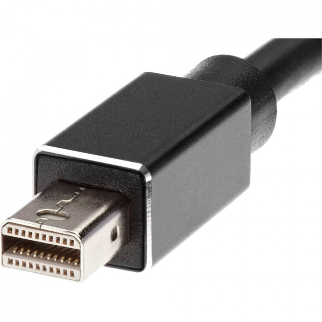 Кабель-переходник miniDisplayPort(M) ---> HDMI(F)+VGA(F)4K@30Hz VCOM Allum shell<CG646M-0.15> Кабель-переходник VCOM Mini DisplayPort M/HDMI F/VGA F (CG646M-0.15)