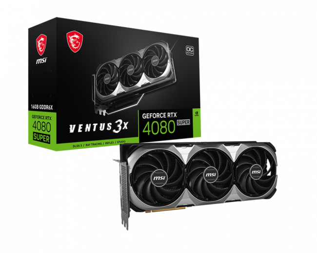 Видеокарта MSI GeForce RTX 4080 SUPER 16G VENTUS 3X OC