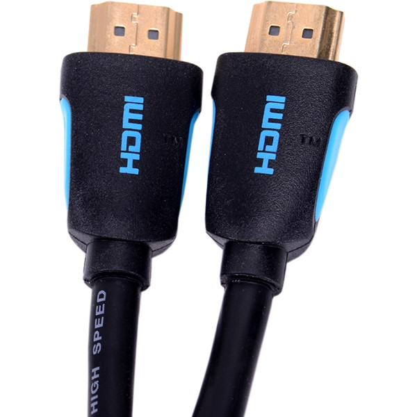 Кабель Vention HDMI High speed v2.0 with Ethernet 19M/19M - 0,75м Кабель Vention HDMI(m)/HDMI(m) - 0.75 м (VAA-M01-B075) — для бизнеса и офиса
