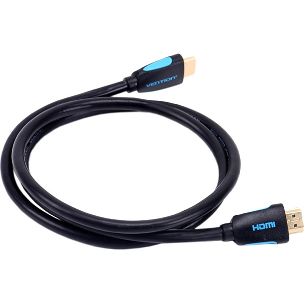 Кабель Vention HDMI High speed v2.0 with Ethernet 19M/19M - 0,75м Кабель Vention HDMI(m)/HDMI(m) - 0.75 м (VAA-M01-B075) — для бизнеса и офиса