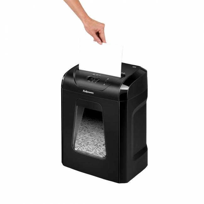 Шредер Fellowes® Powershred® 12C, DIN P-4, 4х40мм, 12лст., 18лтр., Safety Lock Fellowes FS-71201 — для бизнеса и офиса Шредер Fellowes® Powershred® 12C, DIN P-4, 4х40мм, 12лст., 18лтр., Safety Lock Fellowes FS-71201 — для бизнеса и офиса
