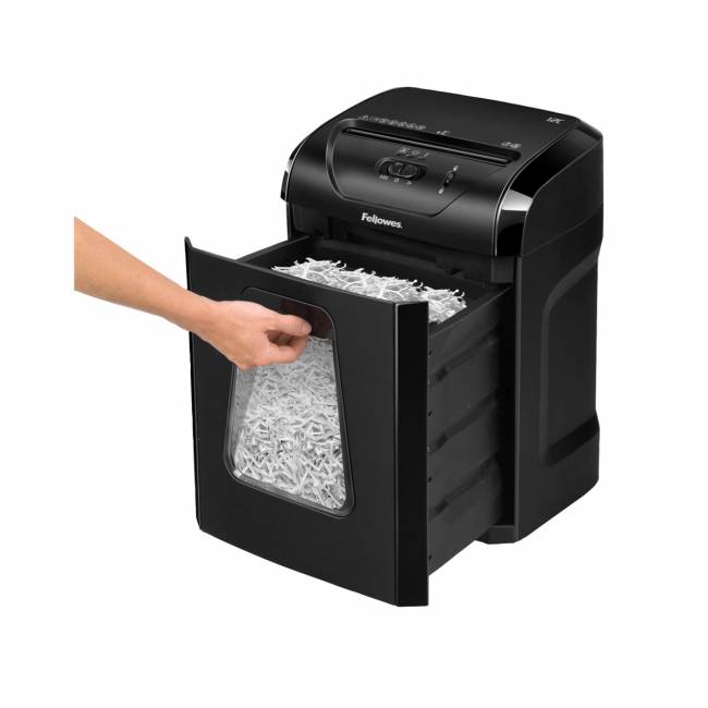 Шредер Fellowes® Powershred® 12C, DIN P-4, 4х40мм, 12лст., 18лтр., Safety Lock Fellowes FS-71201 — для бизнеса и офиса Шредер Fellowes® Powershred® 12C, DIN P-4, 4х40мм, 12лст., 18лтр., Safety Lock Fellowes FS-71201 — для бизнеса и офиса