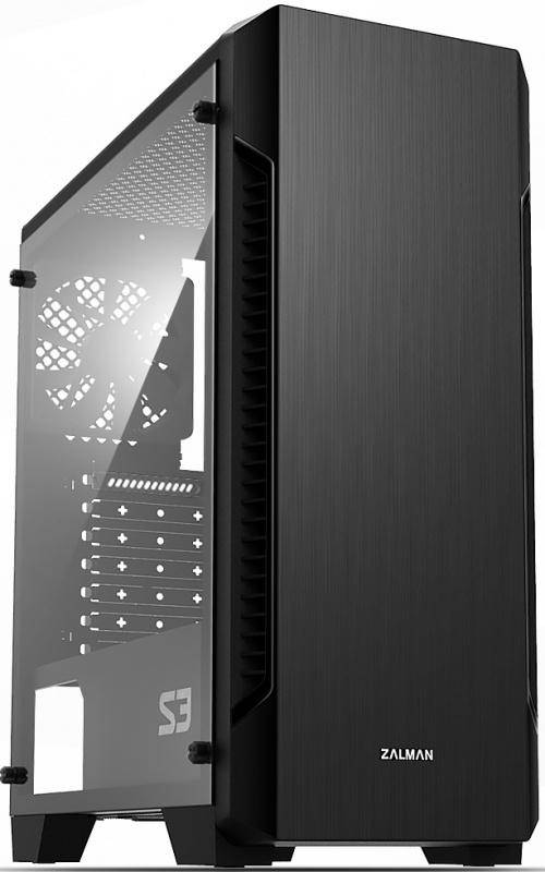 Корпус Zalman S3 BLACK — для бизнеса и офиса Корпус Zalman S3 BLACK — для бизнеса и офиса