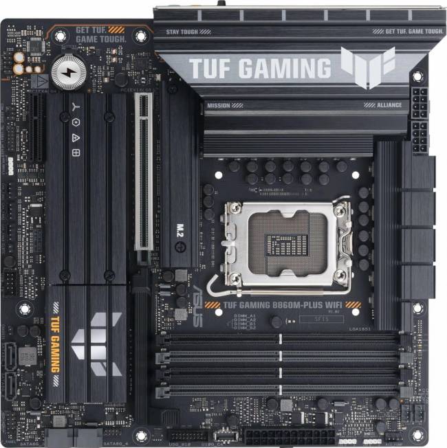 Материнская плата ASUS TUF GAMING B860M-PLUS WIFI — для бизнеса и офиса Материнская плата ASUS TUF GAMING B860M-PLUS WIFI — для бизнеса и офиса