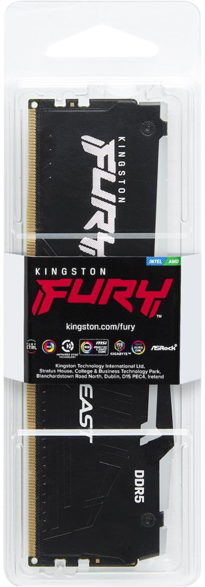 Память оперативная Kingston FURY Beast RGB KF548C38BBA-16