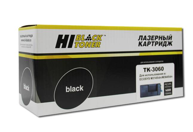 Тонер-картридж Hi-Black (HB-TK-3060) для Kyocera ECOSYS M3145idn/M3645idn, 14,5K — для бизнеса и офиса