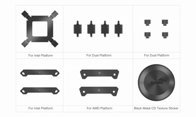 Кулер для процессора SAMA A60B — для бизнеса и офиса