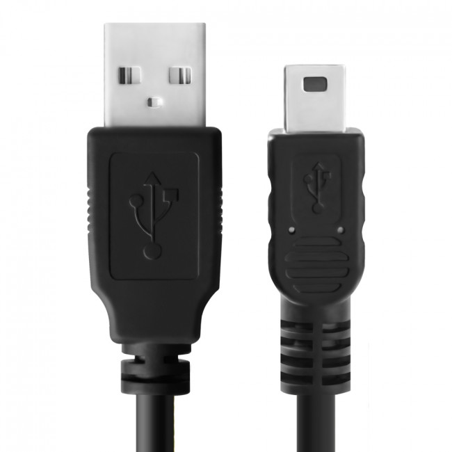 Greenconnect Кабель 0.5m USB 2.0, AM/mini 5P, черный, 28/28 AWG, экран, армированный, морозостойкий, GCR-UM2M5P-BB2S-0.5m Greenconnect  USB 2.0 Type-AM - miniUSB 0.5м