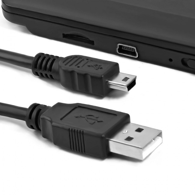 Greenconnect Кабель 0.5m USB 2.0, AM/mini 5P, черный, 28/28 AWG, экран, армированный, морозостойкий, GCR-UM2M5P-BB2S-0.5m Greenconnect  USB 2.0 Type-AM - miniUSB 0.5м