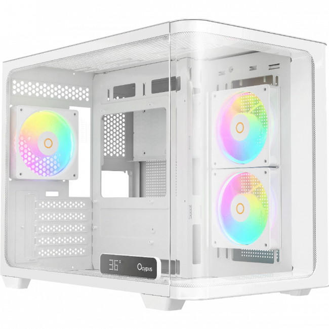 Корпус ПК без блока питания Ocypus Iota-C50-WHD300CD-GL — для бизнеса и офиса Корпус ПК без блока питания Ocypus Iota-C50-WHD300CD-GL — для бизнеса и офиса