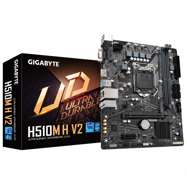 Материнская плата Gigabyte H510M H V2 — для бизнеса и офиса Материнская плата Gigabyte H510M H V2 — для бизнеса и офиса